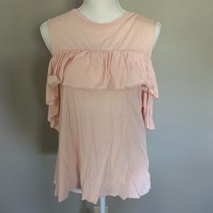 Light pink shoulder peak shirt